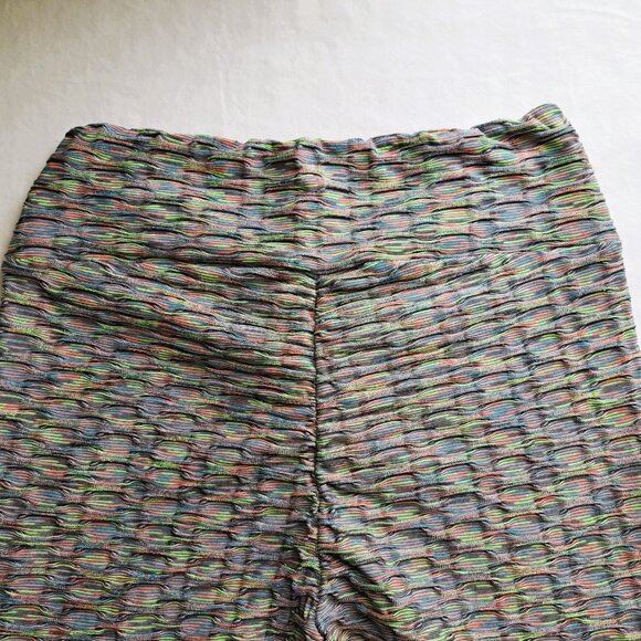 Cosmic Beauty Stretch Leggins Multicolor Only Measurements Preowned - Picture 5 of 8